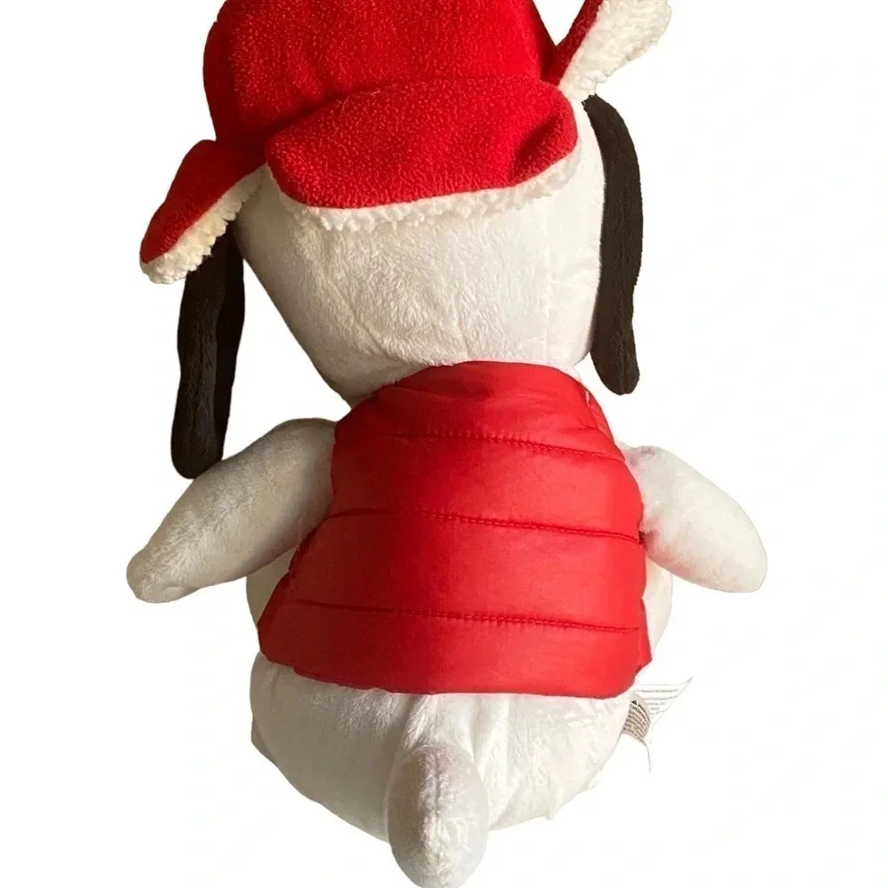 Peanuts Snoopy Stuffed Animal Macys Christmas Holiday 2015 - Picture 7 of 14